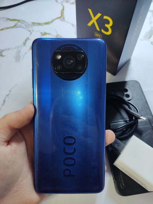 Poco X3 Nfc | 120 гц | 8/128 гб | Полный комплект | Отличное состояние