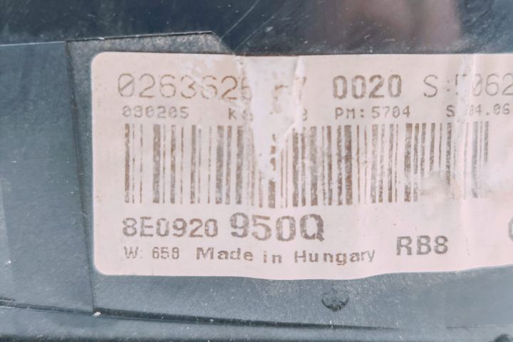 Ceas de Bord 8E0920950Q Audi A4 B7