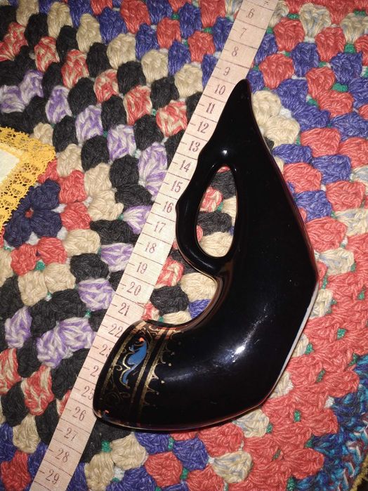 Сувенир из 80х, фарфоровый рог