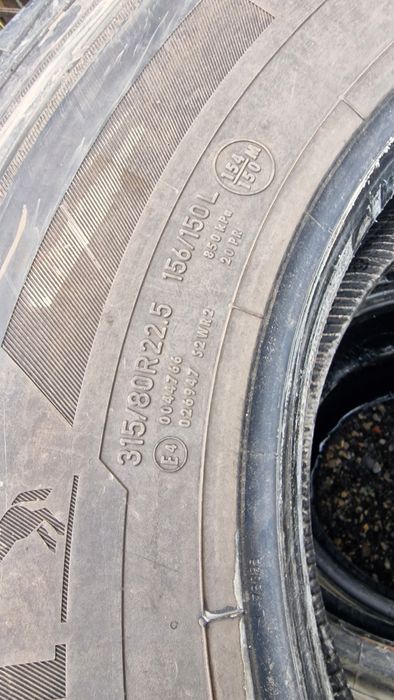 Cauciucuri camion 315/80R22.5 marca Continental, DOT 2023