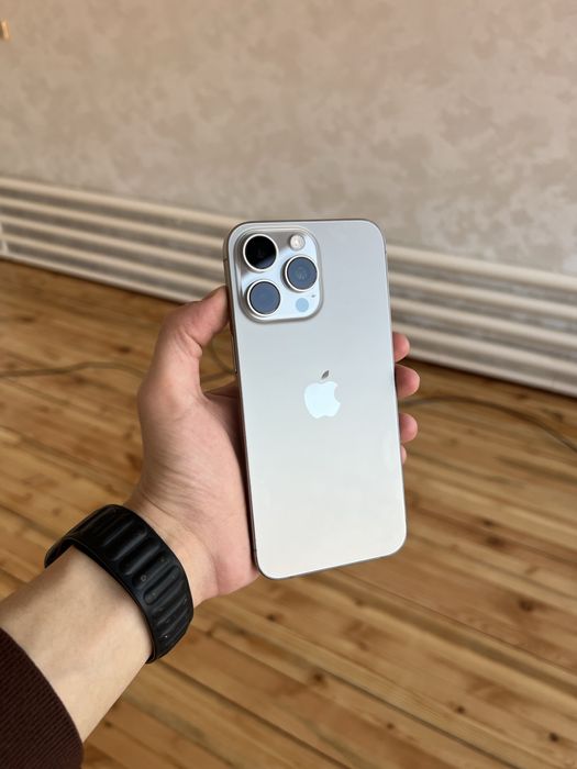 Iphone 15pro max 256gb ideall sim kartali natural