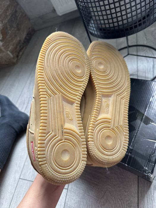 Nike AirForce 1 X Supreme Brown 41