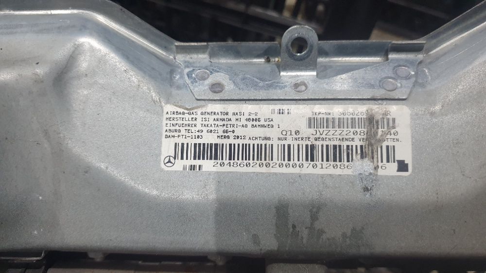 airbag genunchi mercedes W204 facelift C200 C220 C250 C350 C180