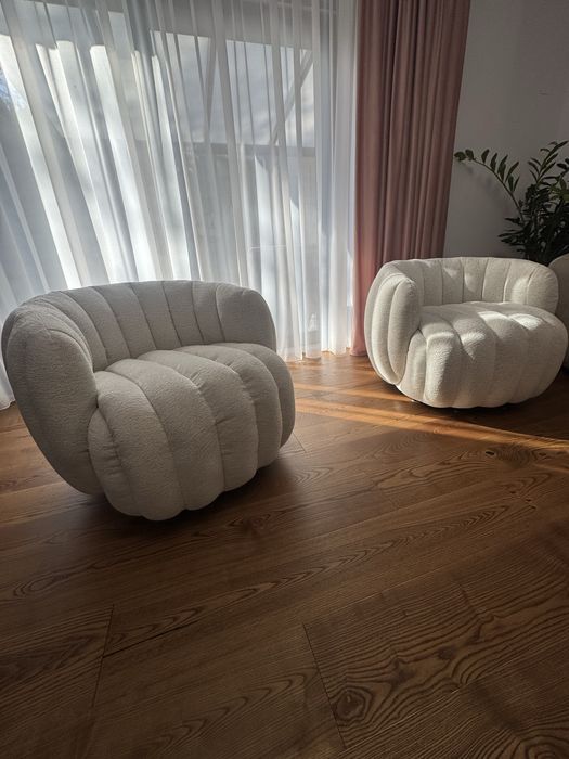 Fotolii albe rotative (stare noua)