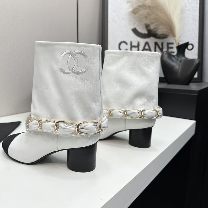 Cizme Chanel piele naturala