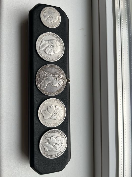 Colectie monede argint si ceas argint sec 19