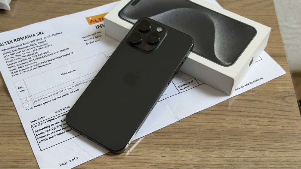 Ca Nou, in Garantie - iPhone 15 Pro Max 256GB Black 93% Neverlocked