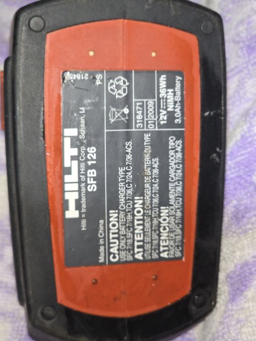 Hilti acumulator 12 volt nimh