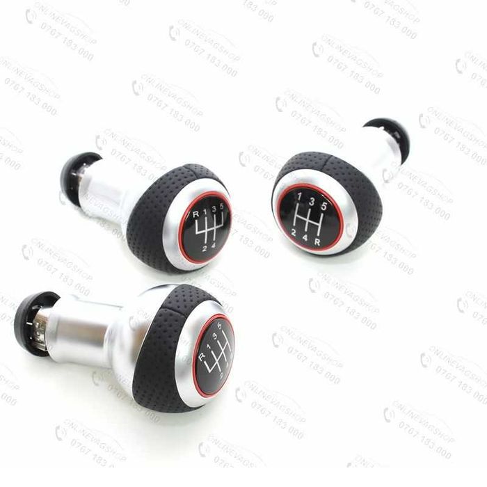 Nuca schimbator piele perforata S-line pt Audi TT, A3, A4 ,A5,A6,Q5