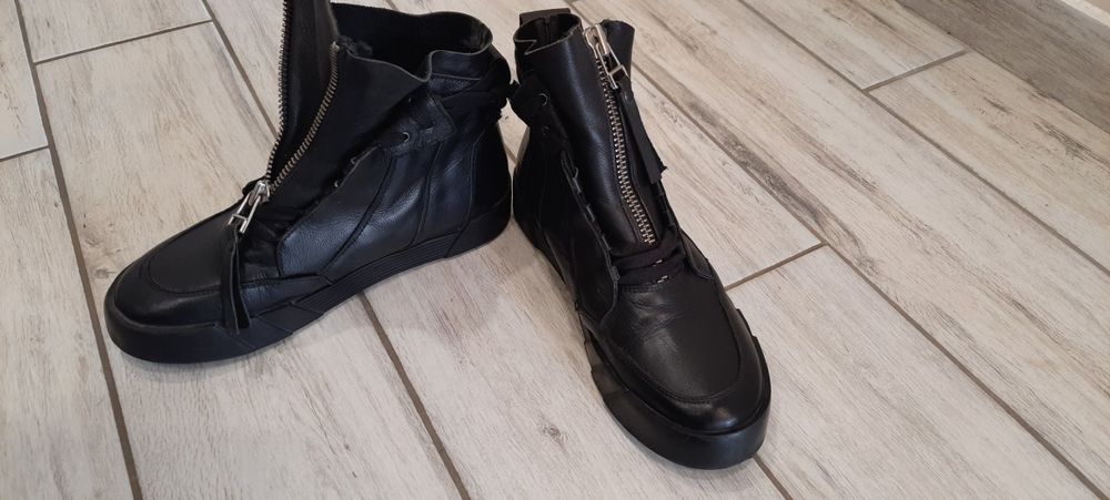 Дамски кожени обувки - естествена кожа 38