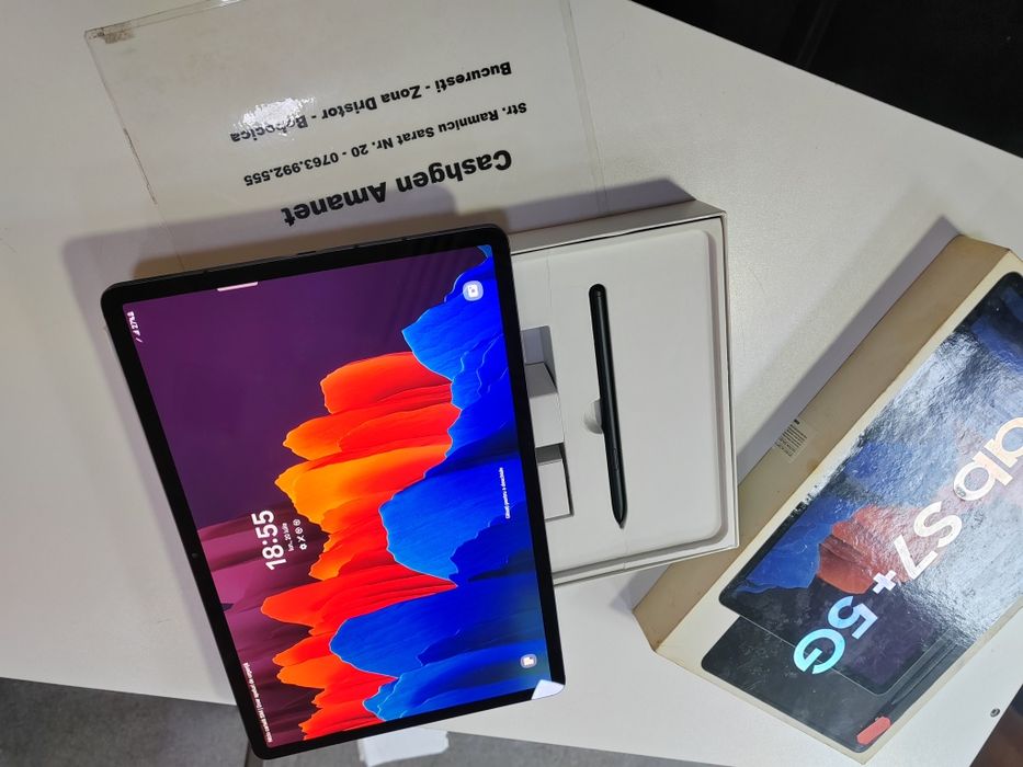 Samsung Galaxy Tab S7+ 12.4 128GB 5G - Magazin Cashgen