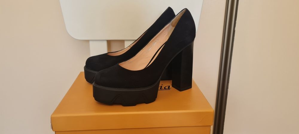 Туфли нат замша р 36