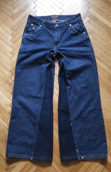 Blugi baggy flare reworked