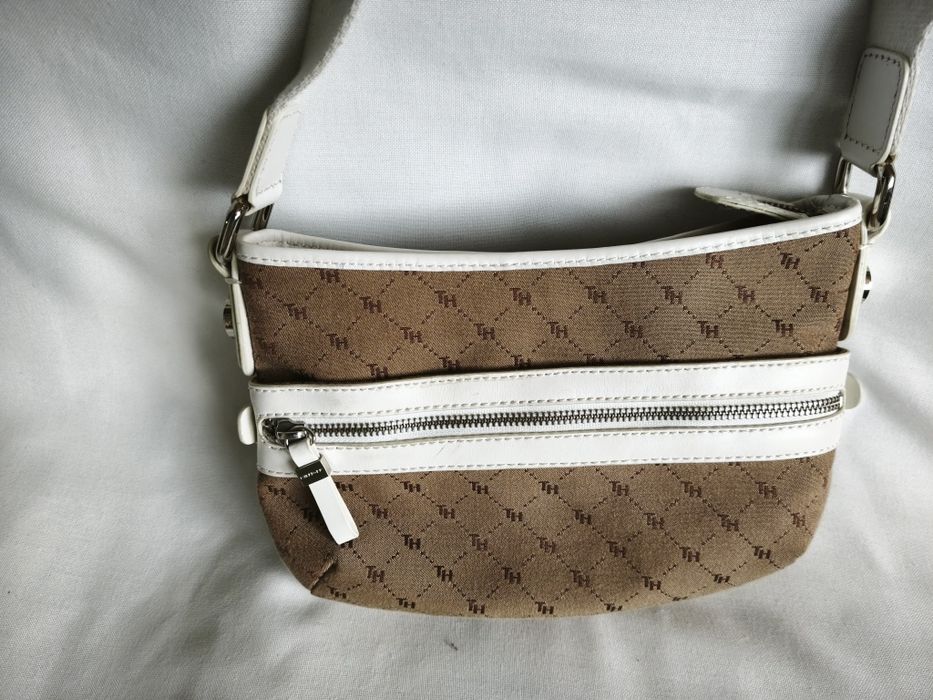 Tommy  Hilfiger, чанта изработена от текстил и кожа