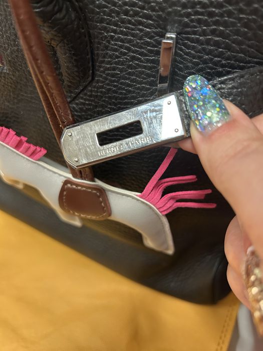 Geanta  Hermes birkin de piele