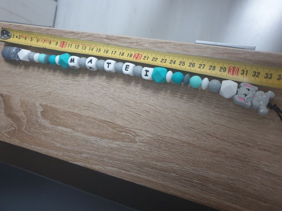 Lanțișor Personalizat pentru suzeta sau breloc !