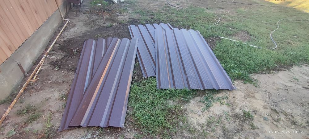 Ворота во двор, с профлистом.