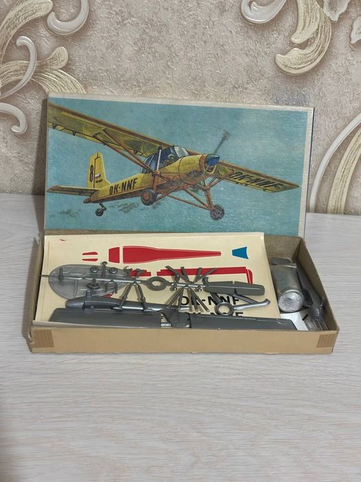 Винтажная модель самолёта NOVO L-60 1:100 СССР полный комплект