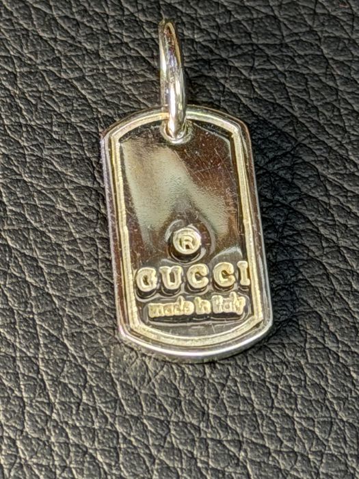 Оригинална сребърна плочка silver GUCCI italy чисто нова 925 сребро