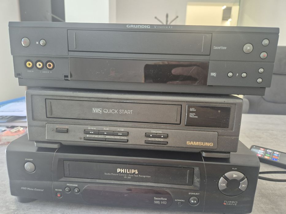 Videorecorder / Video VHS x 3 bucati Grundig/Philips/Samsung