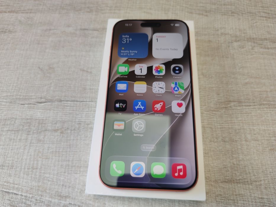 iphone 17 pro max 256gb Orange 100% batt. Гаранция!