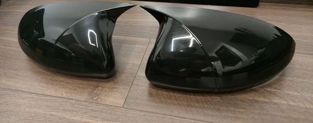 Capace oglinzi Dacia Logan 3 Sandero 3 MK3 model Batman negru lucios
