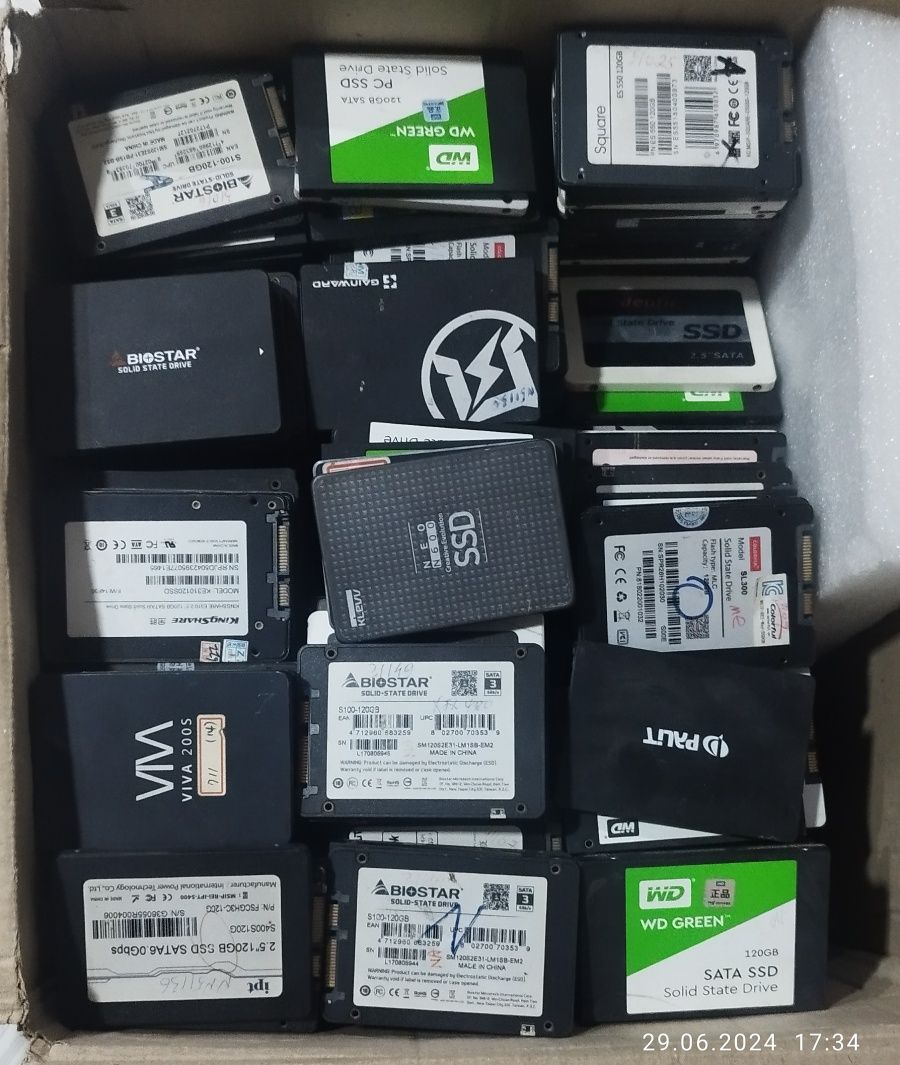 SSD 120gb в отличном состоянии: 100 000 сум - Комплектующие Ташкент на Olx