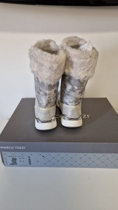 Cizme zapada imblanite si impermeabile Marco Tozzi marime 37 stare f b