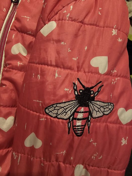 Geacă roz fetițe 3 ani