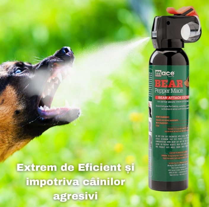 Spray Anti URS Camping Drumetie , Butelie Spray 260ml JET puternic până la 10m ( valabil până la 06.2029)
