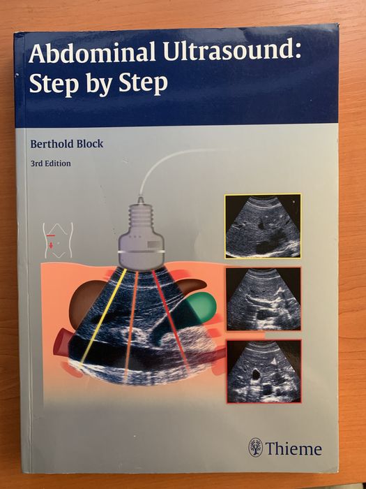 Abdominal Ultrasound: step by step книга Коремен Ултразвук Thieme