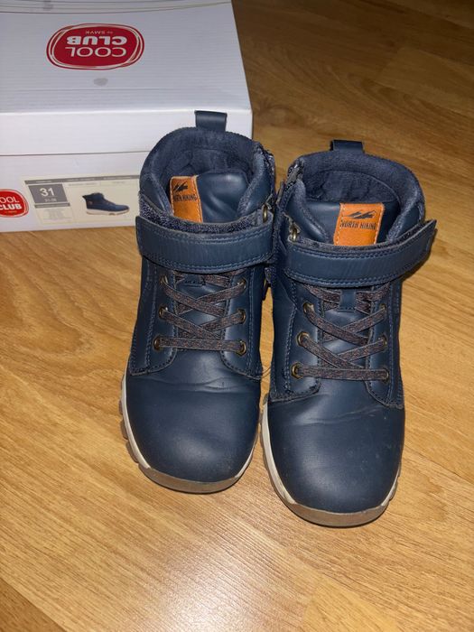 Ghete bleumarin piele Cool club SMYK, 31