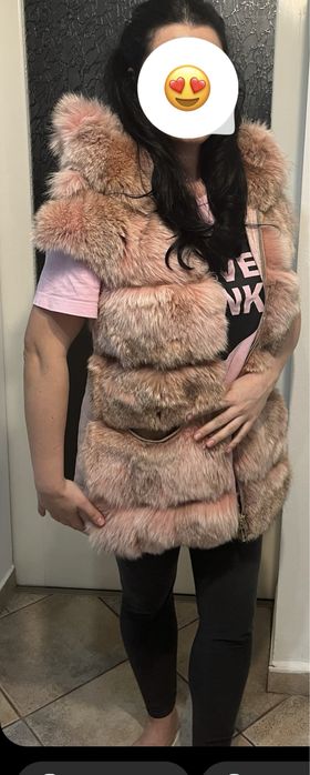 Oferta Vesta blana naturala de vulpe