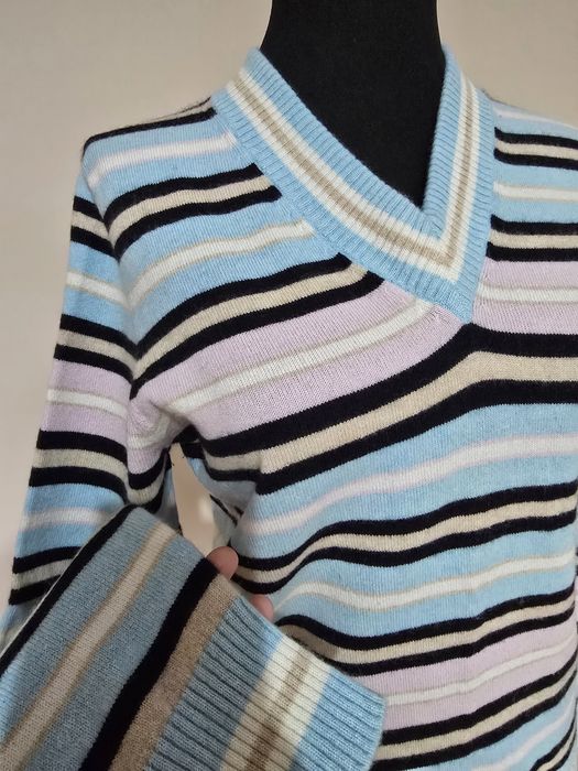 Pulover in anchior din casmir marime M