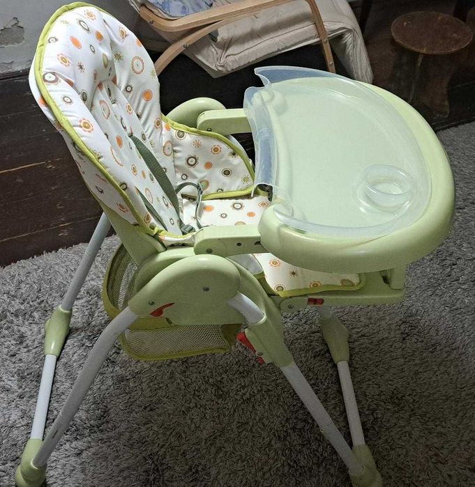 IMPECABIL-poate fi facut CADOU, Scaun masa,Baby Care,5 trepte inaltime