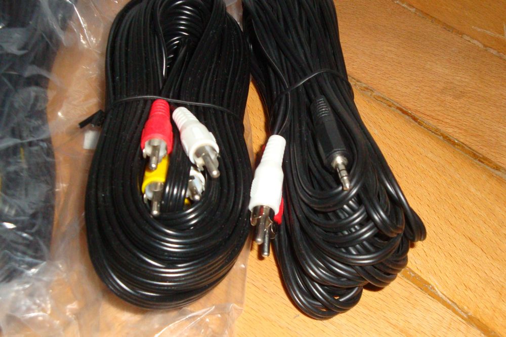 cablu RCA cabluri 3x RCA - 3x RCA audio video 5m / 10m / jack 1.5m