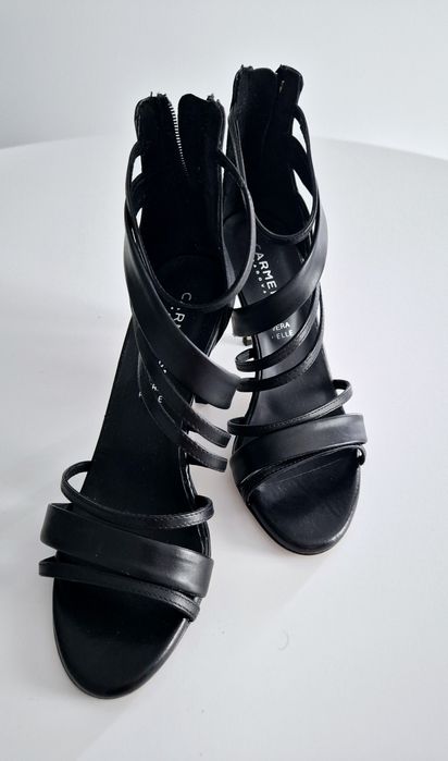 Sandale piele neagra marime 37