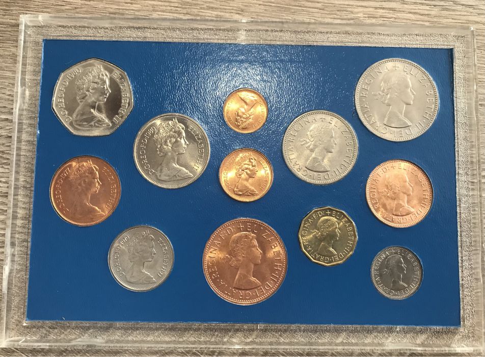 Сет от 12 монети Великобритания. Перфектен, колекционерски.