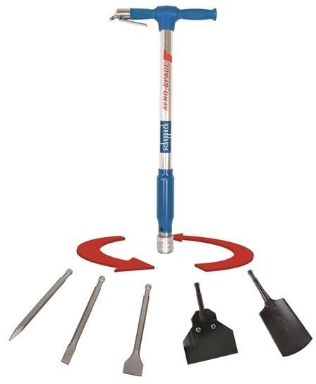 Scule pneumatice Tool AERO 2 SPADE Scheppach , set 5 in 1