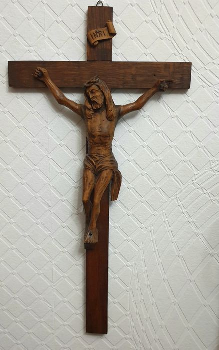Крест Распятие из дерева