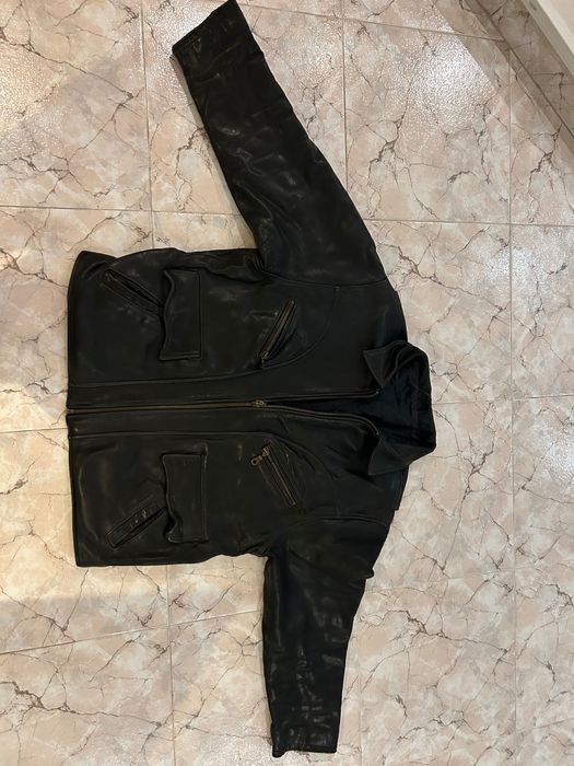 Кожено яке от телешка кожа