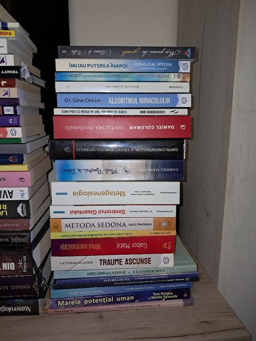 Bibliotecă 120+ cărți dezvoltare personală, psihologie și spiritualitate