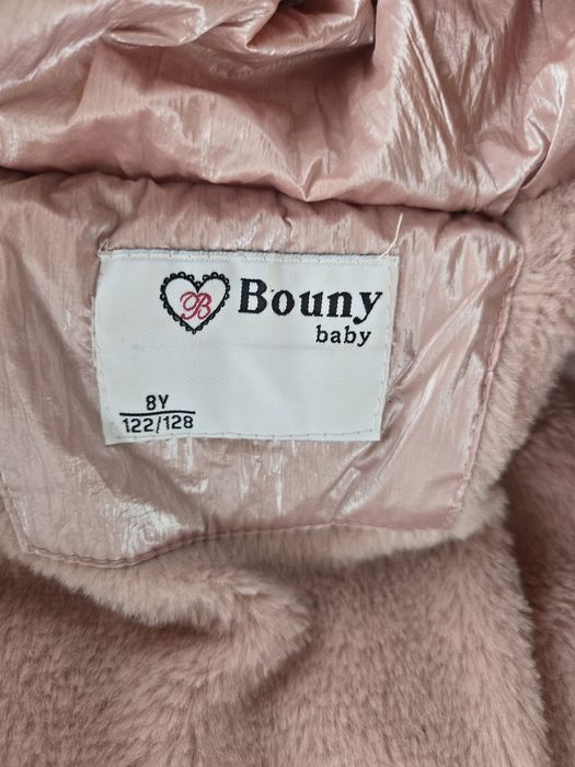 Зимно якето за момиче на 6-8 години (122-128 см)