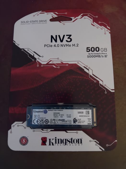 SSD M.2 Kingston NV3 500GB PCIe 4.0