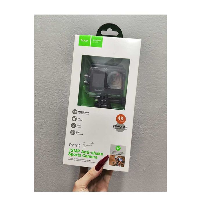 Экшен-камера Hoco DV102 12MP 4K USB Type-C Новая!!