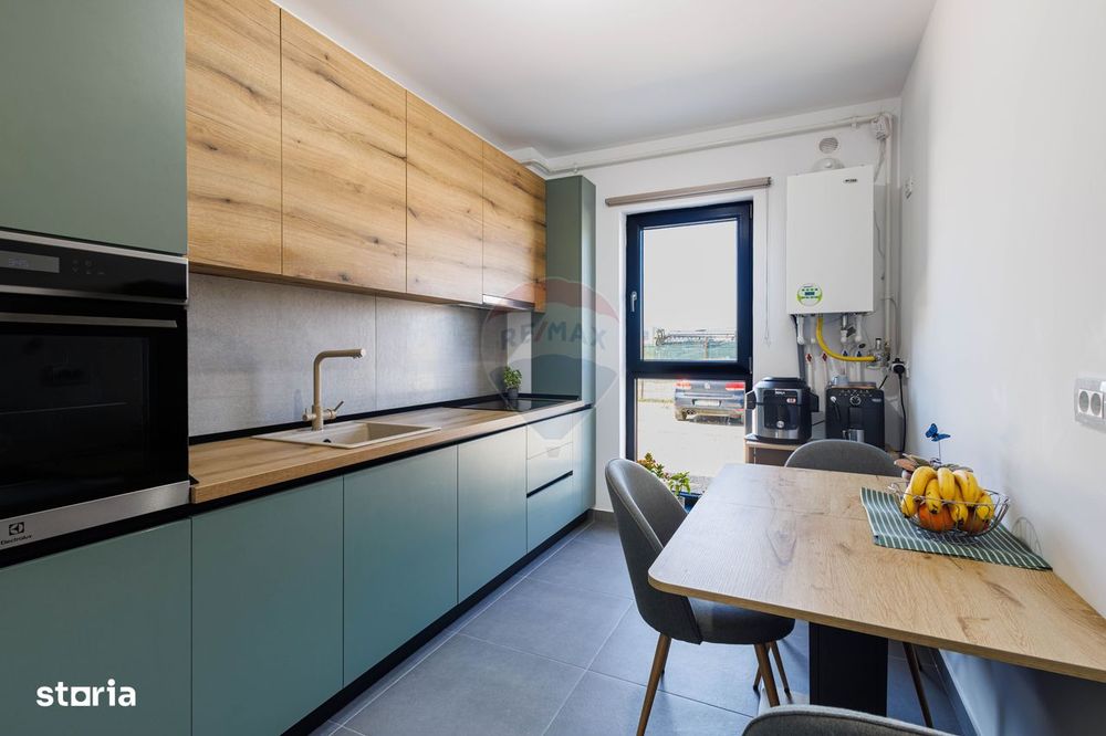 Apartament cu 2 camere cu gradina de vânzare
