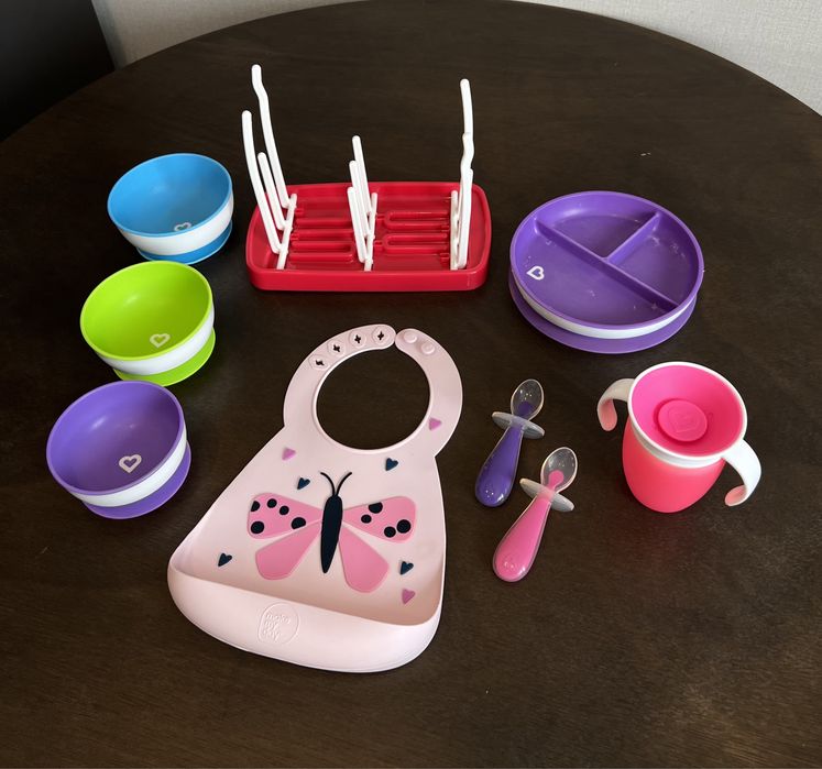 Детская посуда для первого прикорма.