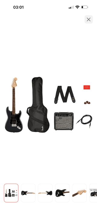 Электрогитара Squier. Affinity Series Stratocaster HSS.