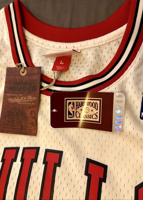 Maiou Chicago Bulls, Mitchell & Ness, Dennis Rodman, 1997, L