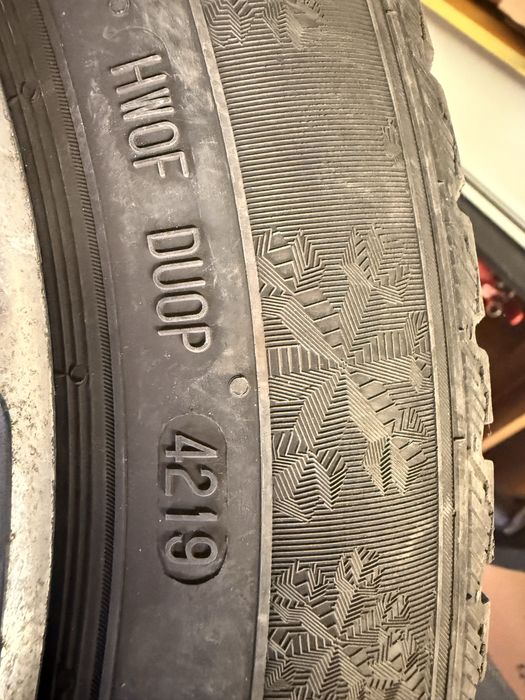 Jante originale VW 5x112 R16 echipate cauciucuri de iarna 205/55R16